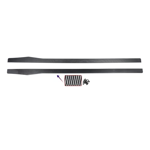 Faldones laterales estilo carbono para Mercedes W205 C205 Clase C Sport 2015-2021