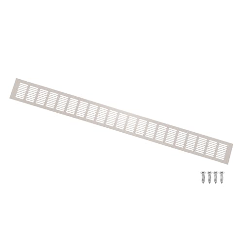 Grille d'aération pour armoire à chaussures et dressing gris 80 cm