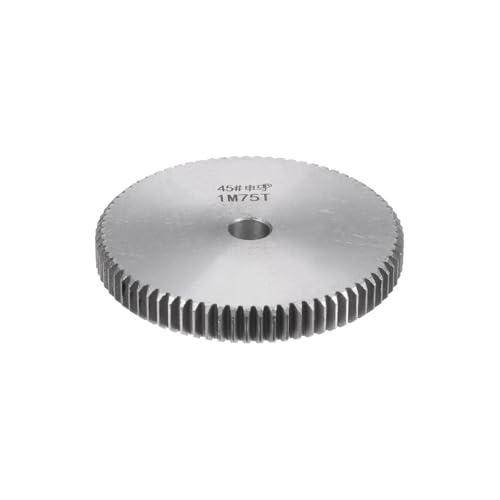 Tool Parts and Accessories Straight Spur Gear 10mm Inner Aperture 75T 1 Module 45# Steel Motor Gear (#CN-140824-14905)