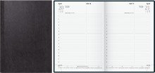 Preisvergleich Produktbild rido© Buchkalender Chefplaner 1T / 1S 145x206mm schwarz