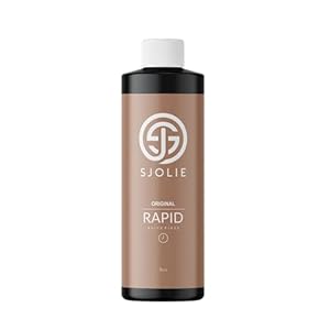 SJOLIE Rapid Spray Tan Solution – Ultra One Hour Express Tan – Olive Base | Sunless Tanner for a Fast Drying, Vegan-Friendly, Radiant Glow (8oz)