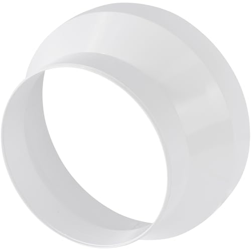 Vent Systems Kanal Reduzierstück Adapter Verbinder Fitting Rohr Erhöhung Reduzierstück Konus für HVAC Lüftungssysteme ABS Kunststoff PVC Rohr (100 mm bis 125 mm)