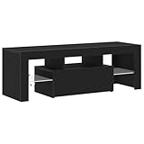 【Optimisation de l'espace】 Ce meuble compact est bien pensé pour maximiser chaque centimètre de ton salon grâce à des rangements spécialisés. Ses étagères et tiroirs glissent facilement afin que tu puisses garder tout en ordre, des appareils multimédias aux magazines, sans encombrer la pièce avec sa finition chic.
