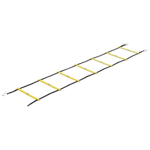 SKLZ Europe GmbH Trainingsgerät Quick Ladder Pro 2.0 - Erste faltbare Koordinationsleiter, die sich nicht verwickelt, gelb-schwarz, One Size, LADD-001
