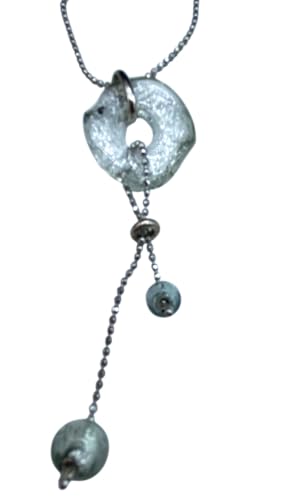 Juego de collar y pendientes de mujer antigua Murrina veneciana de cristal de Murano VR007