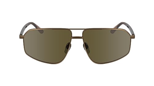 Calvin Klein Herren Ck23126s Sonnenbrille, Mattes Bernsteingold, Einheitsgröße