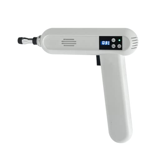 600N Wireless Chiropractic Adjusting Tools Portable Activator Chiropractic Tools, Spinal Thoracic and Lumbar Correction Massage Relaxation Electric Chiropractic Gun (White)