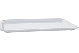 bandeja para rack 19 pulgadas Araven 01022 - Bandeja blanca de 28 x 19 x 1,2 cm