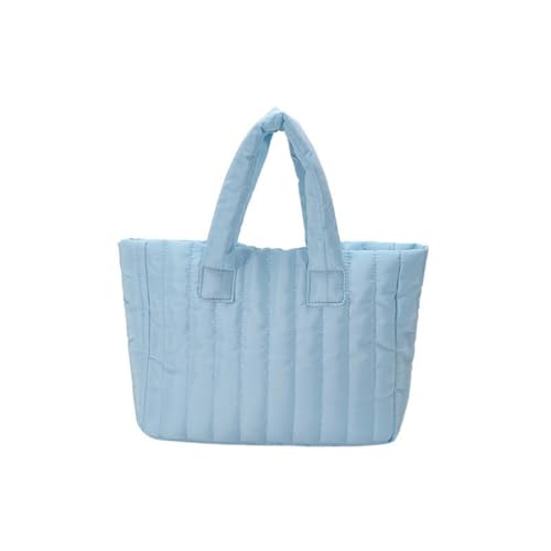 Sacola minimalista de algodão de cor sólida | Bolsa feminina com design de nicho de grande capacidade, bolsa de ombro de transporte duplo e bolsa de mão 305-1