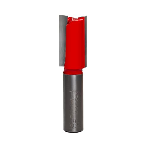 Image of Freud 12-148: 11 /16 inch (Dia.) Double Flute Straight Bit with 1 /2 inch Shank