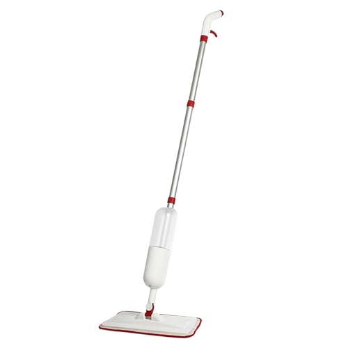 Juego de mopa con pulverización, kit de mopa húmeda, mopa húmeda con almohadillas lavables, mopa húmeda y seca, mopa de suelo con pulverizador, mopa de pulverización de agua para laminado, azulejos de