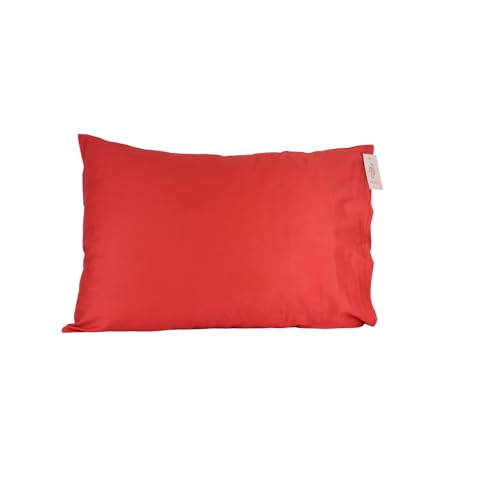 Yastık Kılıfı, 2'li, Pamuk Saten, (Coral Kırmızı)