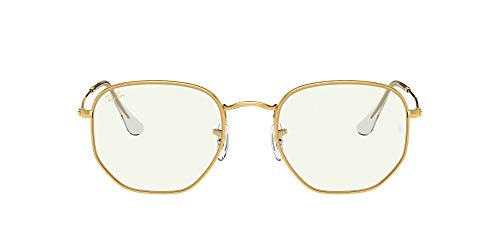 Image of Ray-Ban Unisex UV Protected Sunglasses ( 0RB3548|48 mm|Clear /Blue Light Filter)
