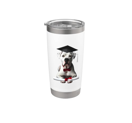 Dogo Argentino Hundetrainingskappe, Absolvent der Schule Doppelwandiger Edelstahl-Thermobecher