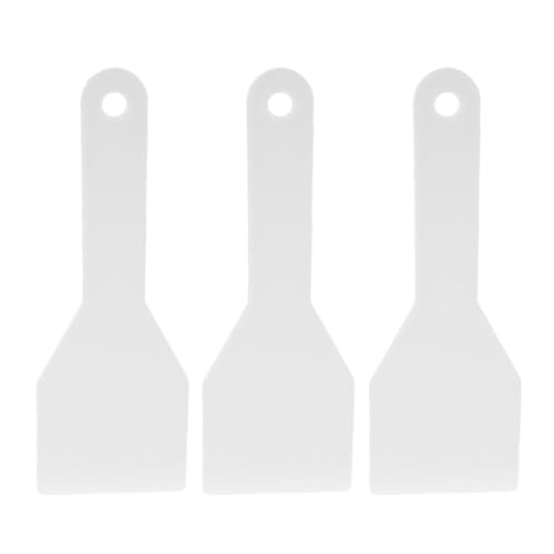 BIRLOZA 3 Piezas Raspadores de Hielo para Congelador,Pala para Quitar Hielo,Descongelador de Plástico para Nevera y Cocina Casera, ¡Elimina el Hielo y descongela Tus Alimentos fácilmente(Blanco)