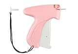 Micro Stitch Gun für Kleidung, Fein Etikettierpistole mit 1000 5mm Heftfäden & Ersatznadel, Quick Clothing Fixer für Säume & Knöpfe, Schonende Textilpistole für Bettbezüge & Vorhänge (Rosa)