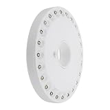 Toddmomy Multifunktionale Runde Campinglampe aus Abs Outdoor Zeltleuchte mit Haken...