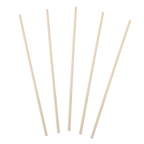 SOLUSTRE 5pcs Portable Pole Hanging Outdoor LED Lantern Lanterns Holder Handle Handheld Lantern Poles Festival Lantern Stick Lantern Sticks Bulk Stable Lantern Poles Supply Wood