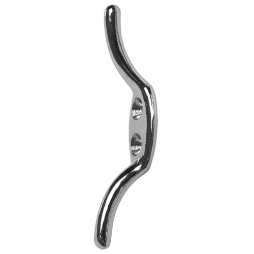 Merriway BH05137 Cleat Hook Chrome Plated 75mm