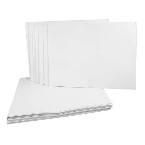 LOORGVEL 30pcs Self-Sealing Thick Paper Mailing Envelopes for Documents Cards Cds Invitations Rigid Flat Cardboard Photo Mailers Do Not Bend Office Document Sleeves