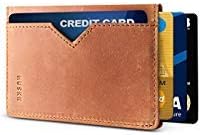 Men Wallet - RFID Minimalist Slim Front Pocket Card Travel Holder Clip