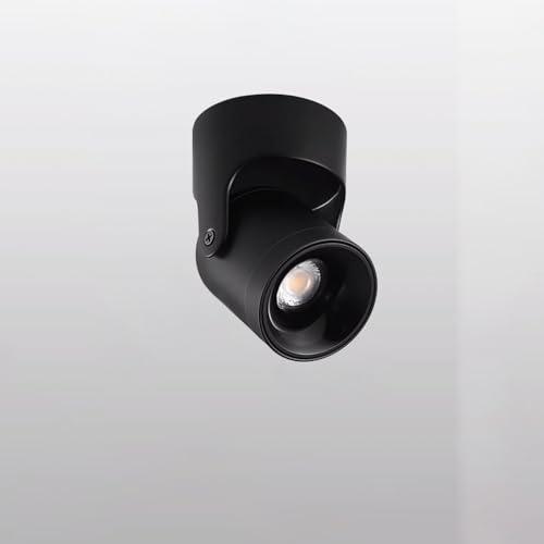 IUokLU Foco de Techo Ajustable de 15 W y 20 W a 180° iluminación de Acento antideslumbrante Aplique de Pared luminaria de Techo para Interiores lámpara de Techo de,20 W - luz cálida 3000 K