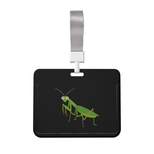 IDカードホルダー カマキリ 名刺ホルダー ネームホルダー 名札ケース 定期ケース 薄型 吊り下げ名札 IDカードケース おしゃれ パスケース 社員証 学生証 通勤 通学 贈り物