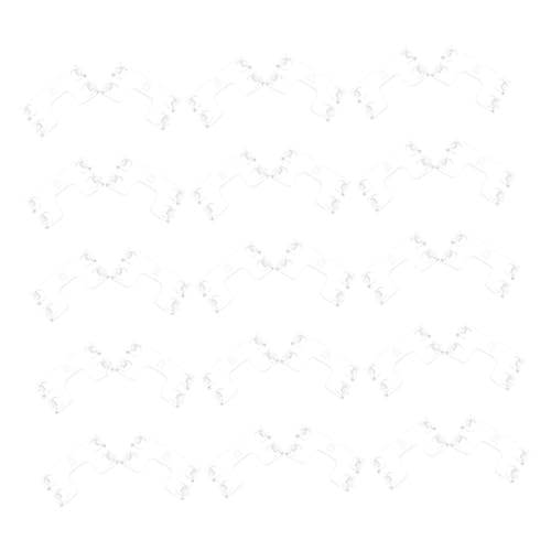 Alipis 30Pcs Butterfly Shaped Valance Clips for Vertical Blinds Plastic Window Covering Support Easy Installation Decorative Clips for Home Use