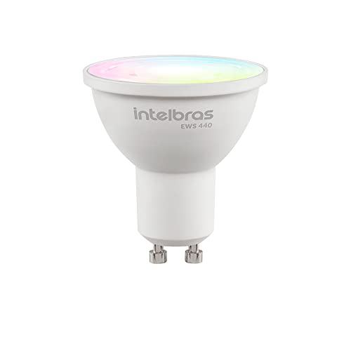 Lâmpada LED Spot Smart Wi-Fi Compatível com Alexa EWS 440 Branco Intelbras