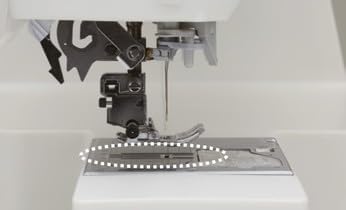 Juki HZL-NX7 Needle and Feed Dog Area