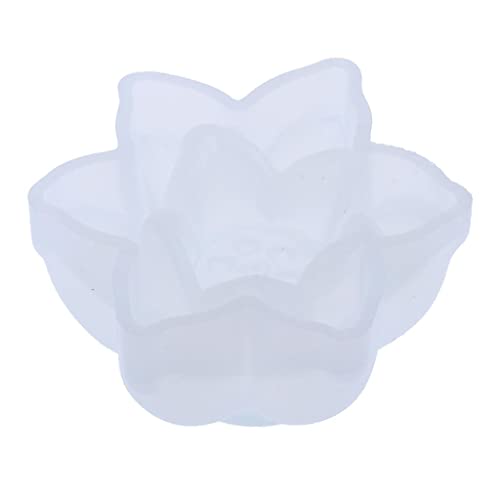 MERISHOPP 3D Lotus Flower Shape Silicone Mold Fondant Mold Cake Sugar molding Tool