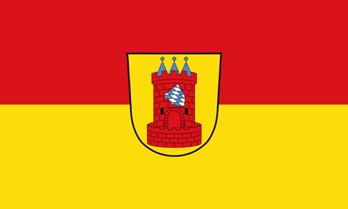 Drapeau Höchstädt a.d.Donau pavillon paysage grand format extérieur horizontal - 2