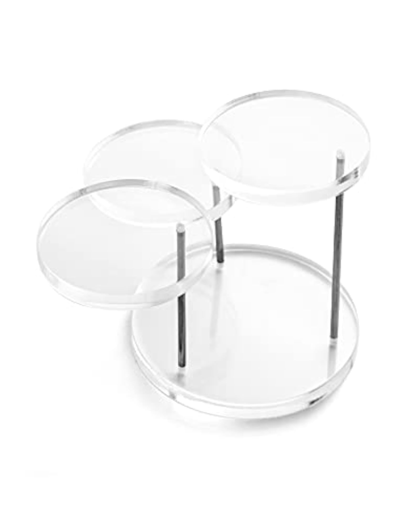 Round Acrylic Display Riser Stands, 2 Pack, Gift