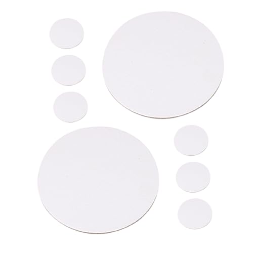 BESPORTBLE 8pcs Round Canvas Panels for Oil Acrylic and Watercolor Painting Blank Stretched Canvas Boards for Artists and DIY Craft Projects