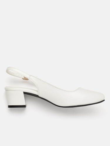 Image of Marc Loire Women's Pointed Toe Block Heel Pumps Shoes for Party, Office and Formal Occasions