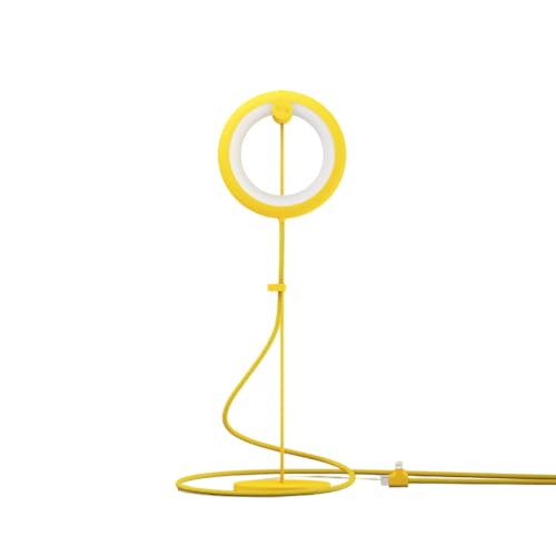 Lámpara de lectura portátil LED USB amarilla BILY con tres modos de luz 2