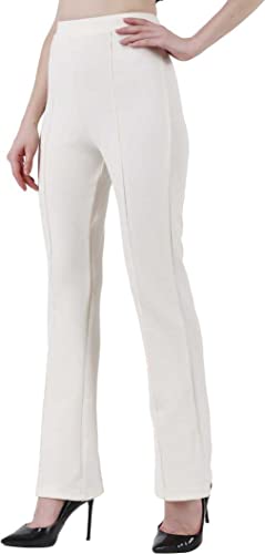 Image of YOZO Women's Regular Fit Cotton Blend Trouser