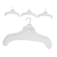TOYANDONA 4pcs Portable Inflatable Clothes Hangers Foldable PVC Travel Coat Hangers with Metal Hook Space-saving Non-slip Design for Home Car Camping Indoor Outdoor