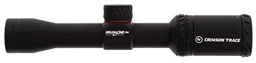 Crimson Trace Brushline Pro 2.5X28Mm Pistol Scope With Sfp, Bdc Pro Reticle, Lightweight Solid Construction, Scope Caps And Lens Cloth For Hunting, Shooting And Outdoor, Black #TOP4
