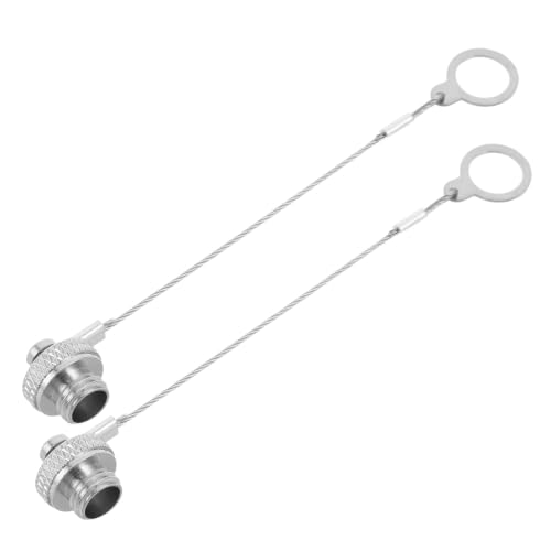 Tapas antipolvo hembra OUNONA de 8 mm con cadena para automoción