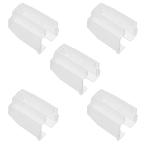 Levemolo Lot de 5 Protège-Aiguilles en Plastique pour Platine Vinyle Cache-Aiguille de Tourne-Disque Solide Protection Anti-Poussière pour Stylet de Disque Vinyle Accessoire