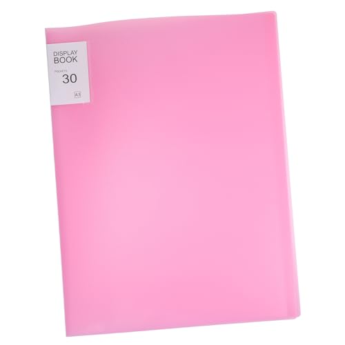 GRIRIW Display Book for Artwork Art Portfolio Case Secure Binding Round Corners for Easy Handling