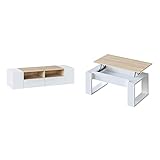 producto 2: La mesa de centro elevable Nova es una práctica mesa de centro para el salón-comedor cuya superficie se eleva, haciéndote más fácil comer, leer o trabajar desde el sofá.