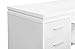 2L Lifestyle Fairbank L-Shaped Executive Desk White Finish, Large