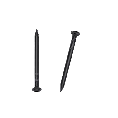 Image of OMOTOOL Brick Steel Nails Assortment Kit (100 pcs), Galvanized Concrete Wall Nail for Hanging Pictures and Woodworking, Suit for Drywall and Pine (3CM Black)
