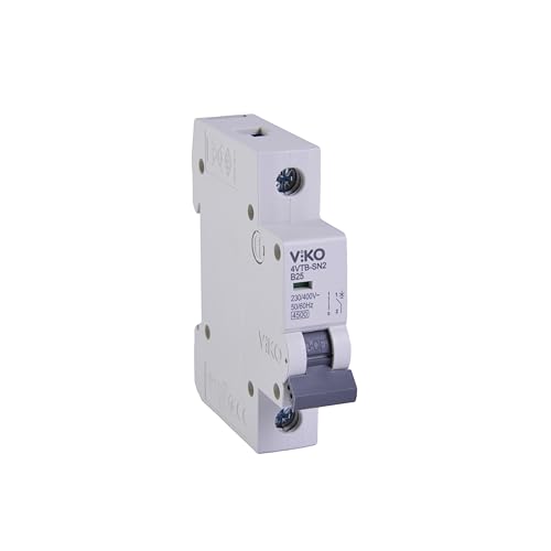 4VTB-1B25 Otomatik Sigorta 4,5kA B Tipi 1 Kutup 25A