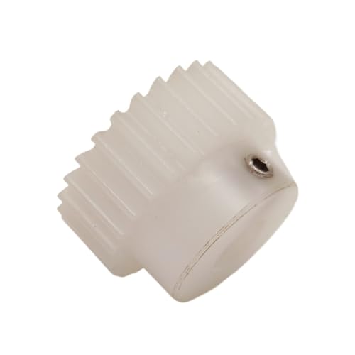 Cylindrical Drive 1pcs Plastic Cylindrical Gear 1 Module 20 Teeth Spur Gear with Step Straight Teeth Transmission Drive Gear 1M 20T Pinion Rack Machinery(6MM BORE)