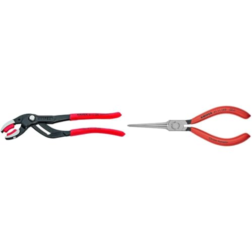 KNIPEX Pliers: Replaceable Jaws Pipe Gripping & Needle Nose (81 11 250 & 31 11 160)