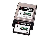 STI-CFAD/32A - Tarjeta CompactFlash de 32 MB con adaptador para cámaras digitales