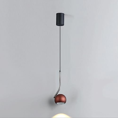 Pendentif de Chevet 7W Luminaire Suspendu Réglable Rotation 350°